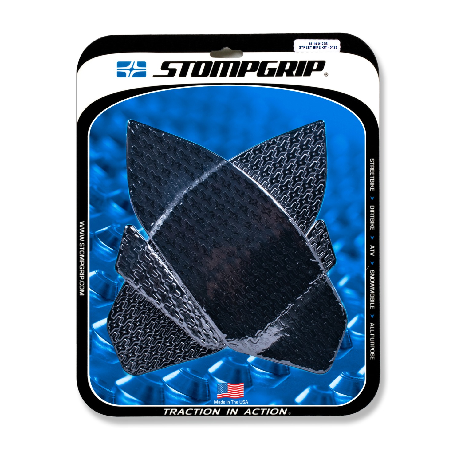 Stompgrip Traction Pads black, for Honda CBR500R / CB500F, 2016-2018