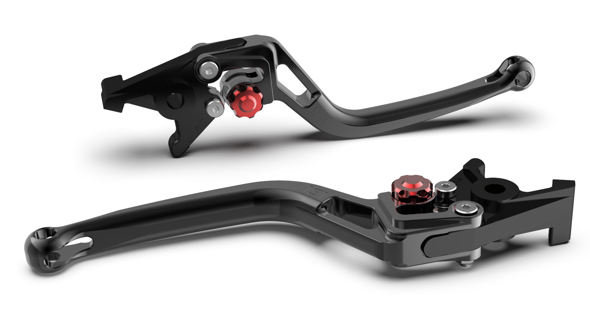 LSL clutch lever BOW L83R, black/red