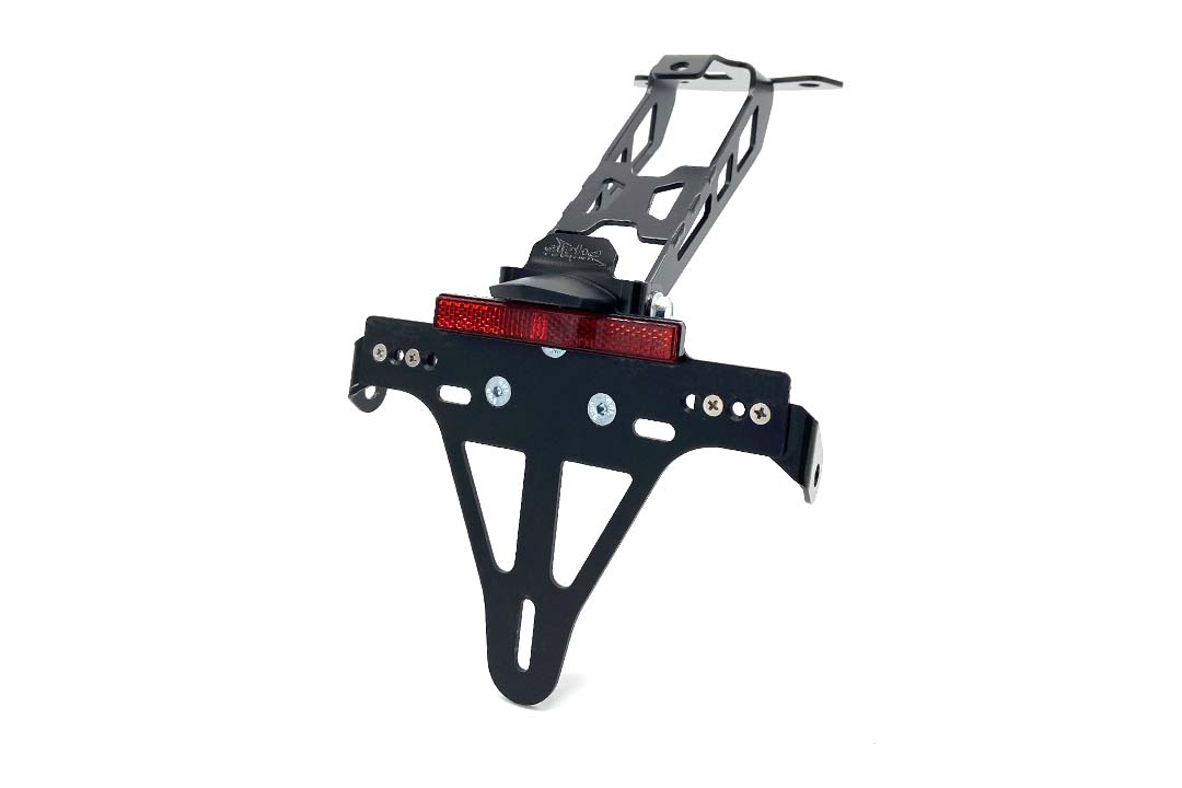 alpha Technik Number Plate Holder for Aprilia RS 457 / Tuono 457, Type XE, Model Year 2024 onwards.