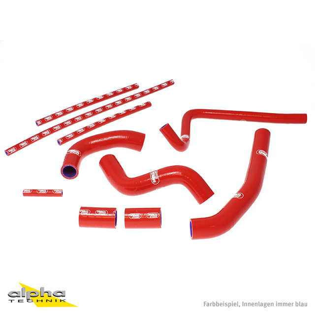 SAMCO SPORT Silicone Hose Kit Red for Yamaha YZF1000R1 Model Year 2009-2014