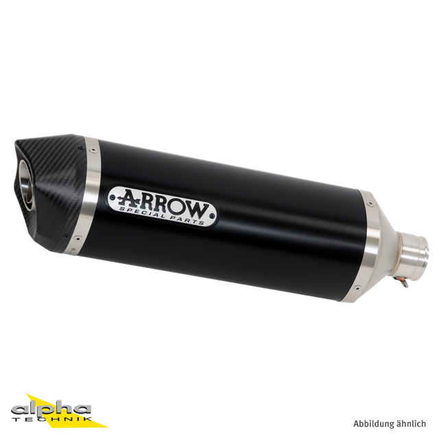 ARROW RACE TECH Exhaust for Suzuki GSX650 / GSX1250 / Bandit 2007-16, black aluminium