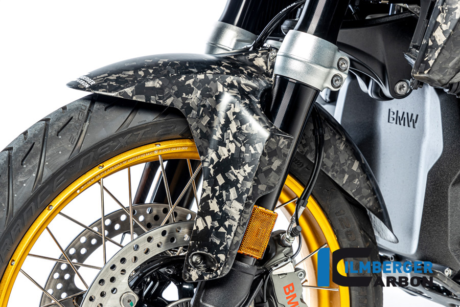 Ilmberger Carbon Front Mudguard fronte, Black Diamond Carbon, matt, BMW R1300GS 2023-
