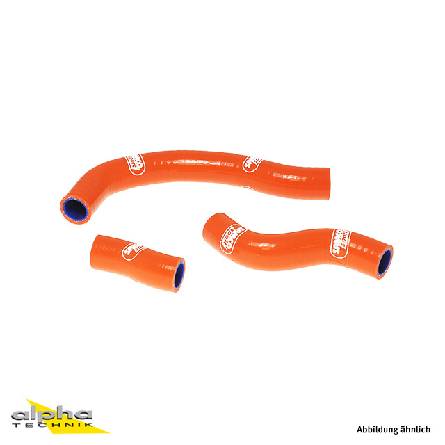 SAMCO SPORT Silicone Hose Kit Orange for KTM 450 SMR 450 SX-F 450 XC-F Model Year 2011-2012