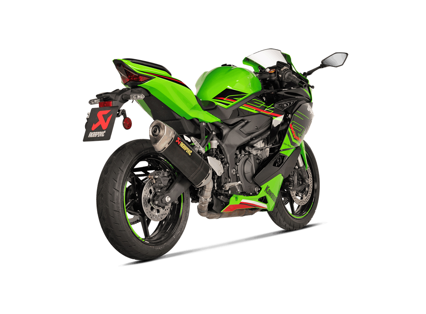Akrapovic Slip-On Line (Carbon) exhaust for Kawasaki Ninja ZX-4R and ZX-4RR model year 2023-2025