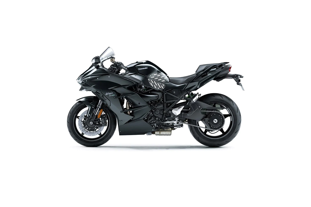 Stompgrip Traction Pads, black, for Kawasaki Ninja H2 SX (SE), 2018-2025