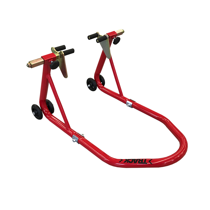 TRACK Paddock Stand, fronte with Swingarm Supports