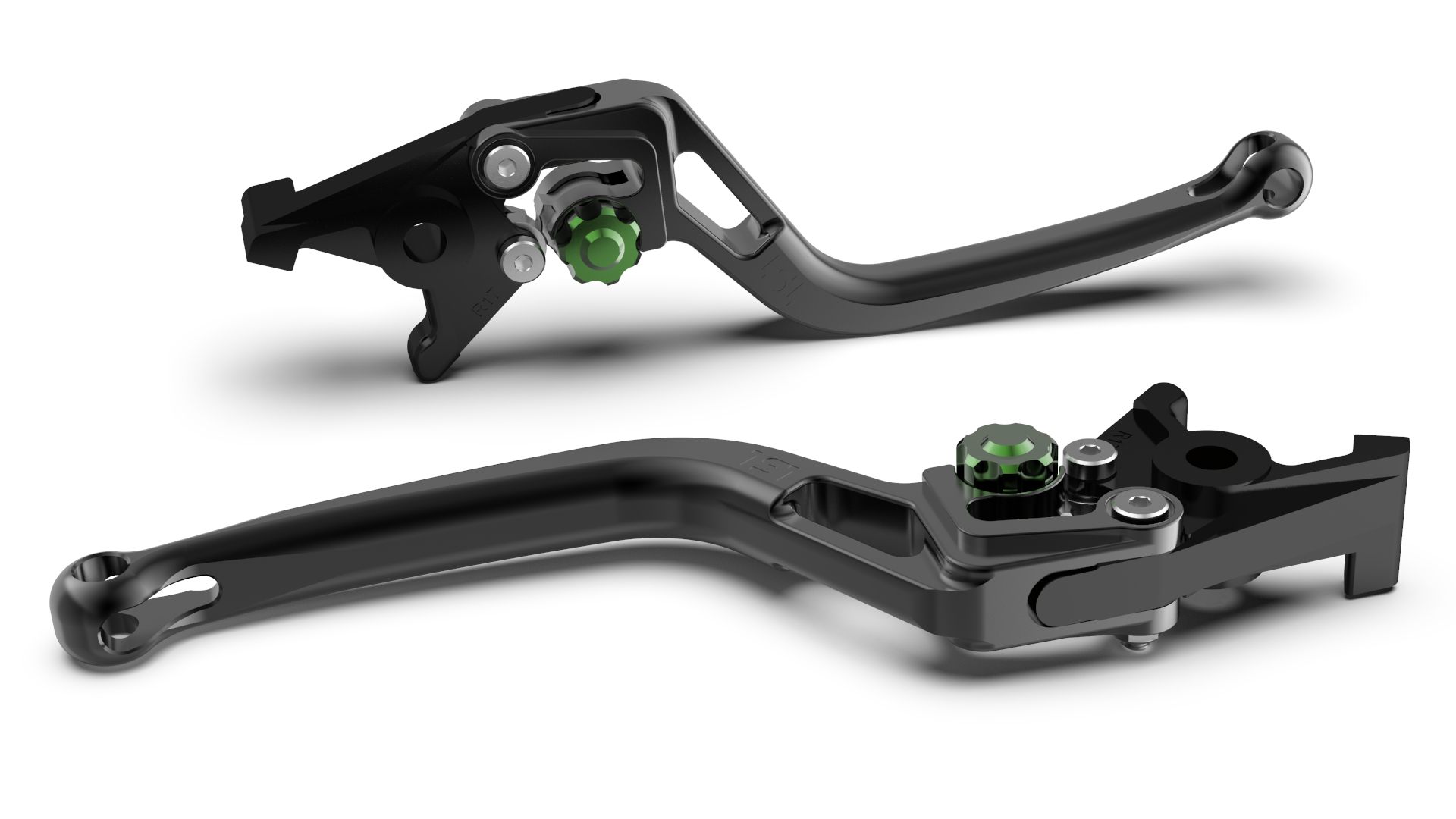 LSL clutch lever BOW L83R, black/green
