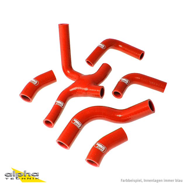 SAMCO SPORT Silicone Hose Kit Red for Ducati 851 888 Model Year 1987-1991