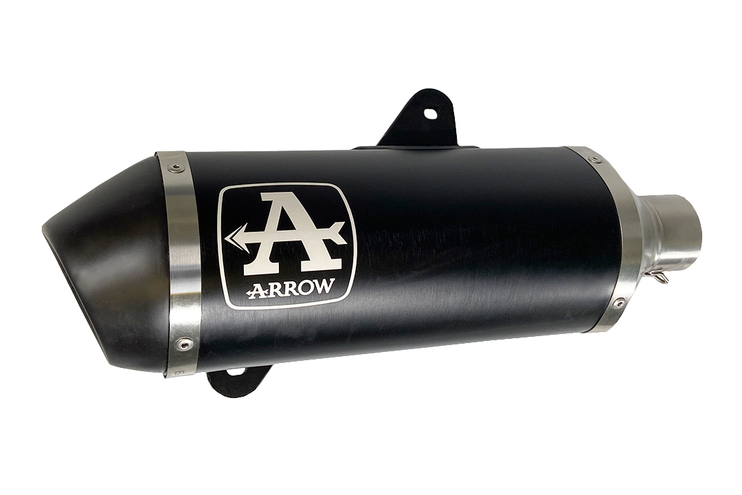 ARROW DARK URBAN Exhaust for Piaggio Vespa GTS 125 i.e. Model Year 2021-