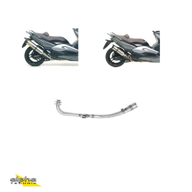 ARROW Headers for Yamaha T Max 500 2008-11, with catalyst