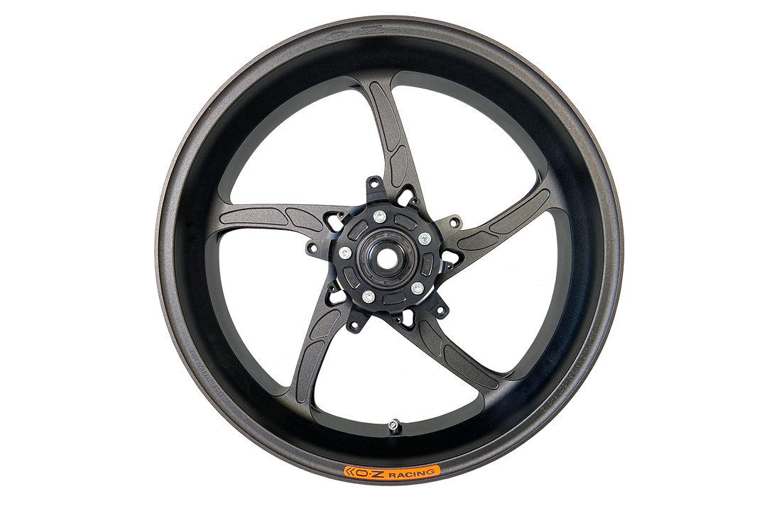 OZ Piega 17" Forged Aluminium Wheels Conversion Kit for Yamaha Tenere 700 from 2019 onwards matt black
