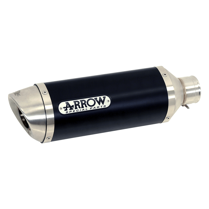 ARROW DARK THUNDER Exhaust for Honda CB650R / CBR650R 2019-, Black Aluminium