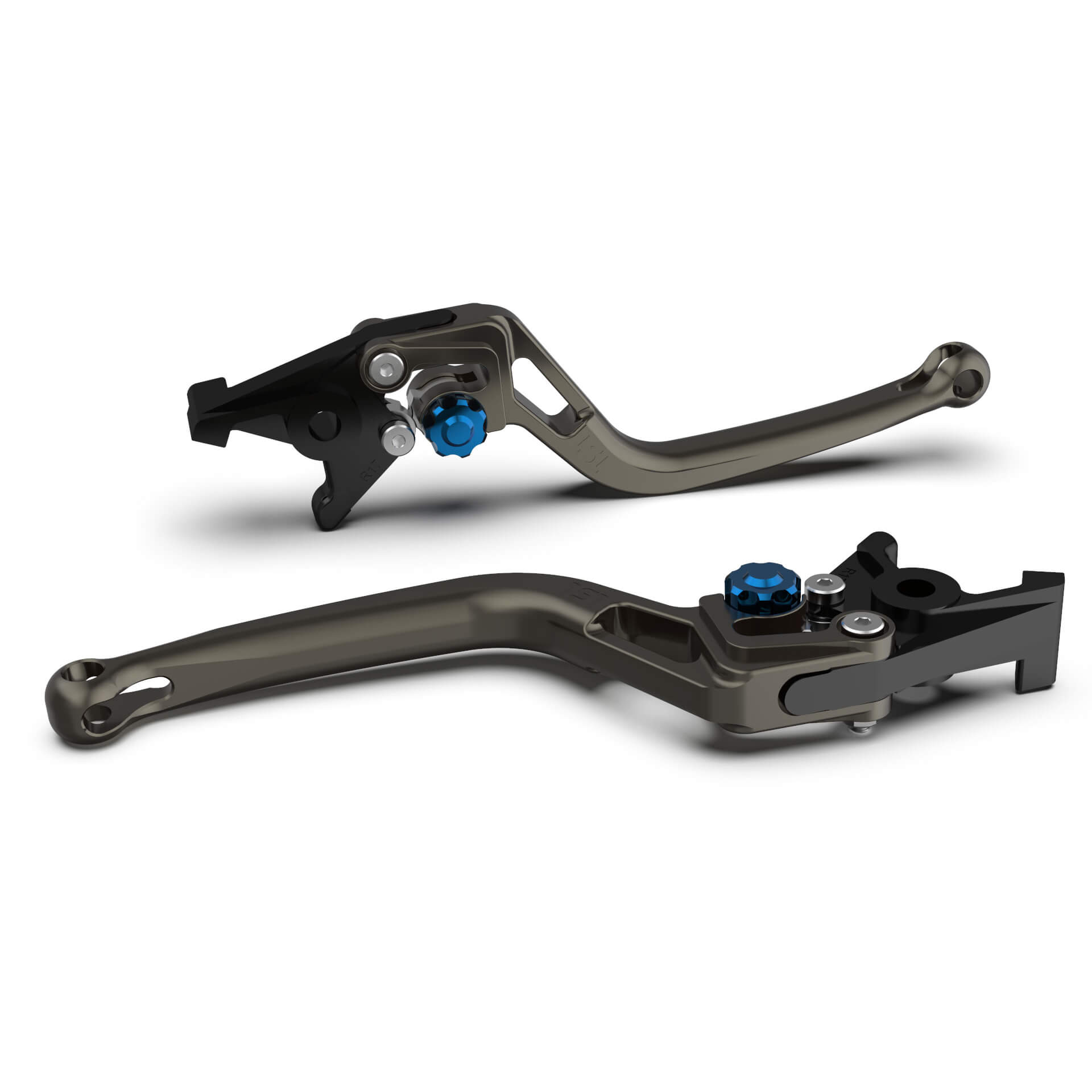 LSL Brake Lever BOW R39R, anthracite/blue