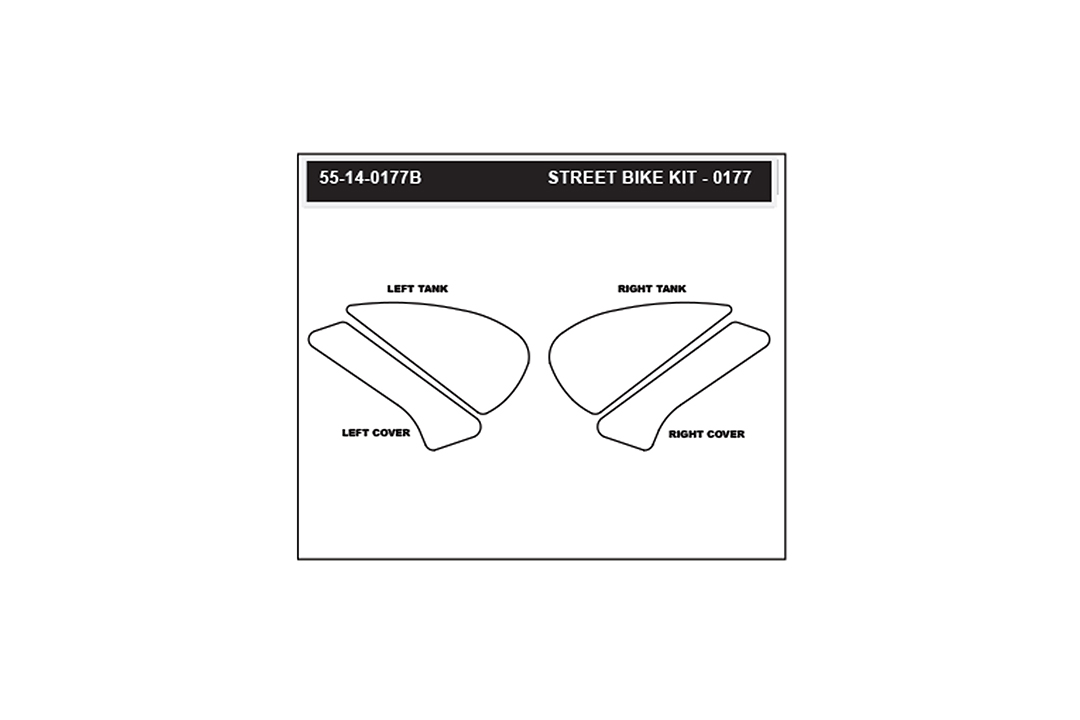 Stompgrip Traction Pads black, for Honda CBR1000RR-R Fireblade, 2020-2025