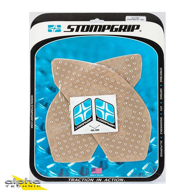 Stompgrip Clear, Volcano, for Kawasaki, ER6f, ER6n, Ninja 650, 2012-2016