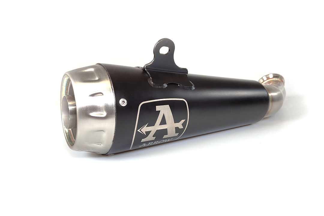 ARROW DARK PRO-RACE Exhaust for KTM 125RC / 390RC / 125 DUKE / 390 DUKE 2017-2020, black stainless steel