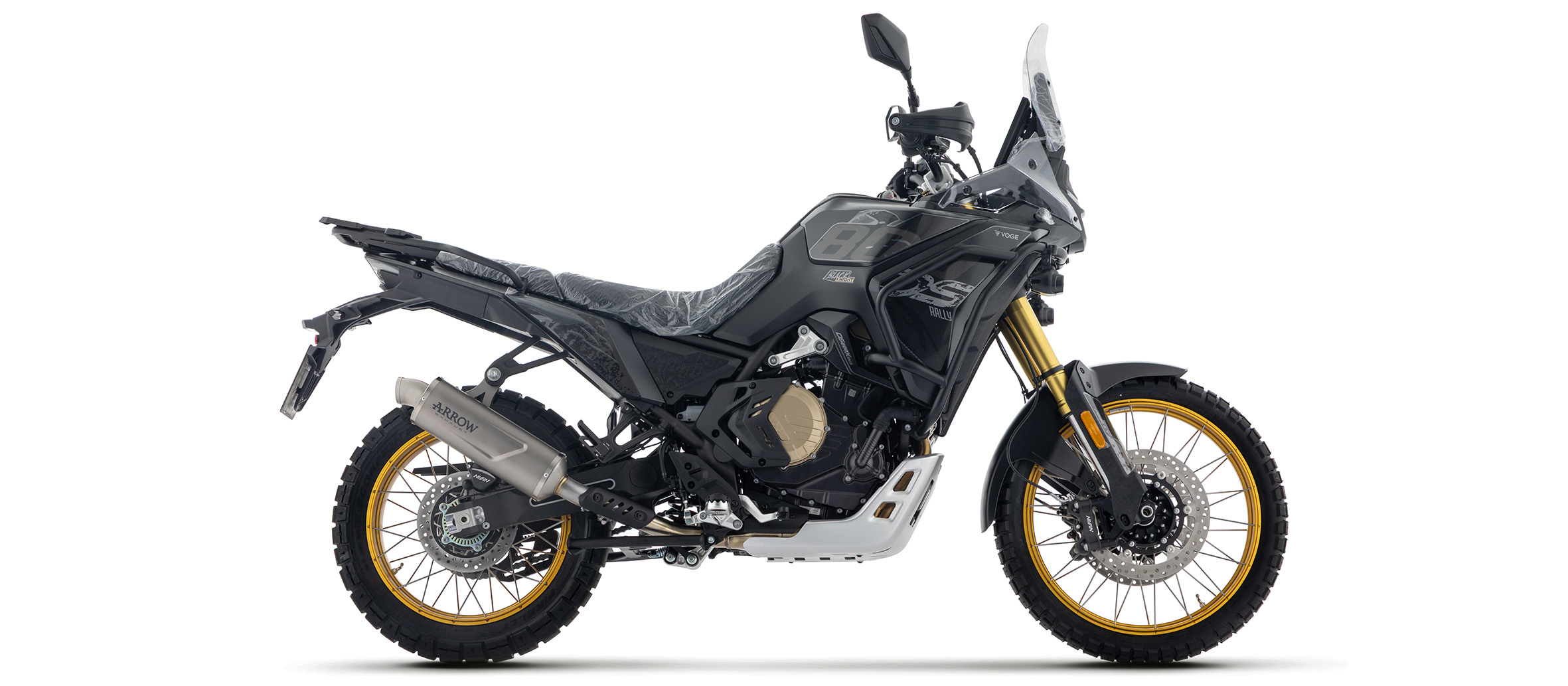 ARROW INDY RACE EVO Titanium Exhaust for Voge DS800X Rally, 2025-