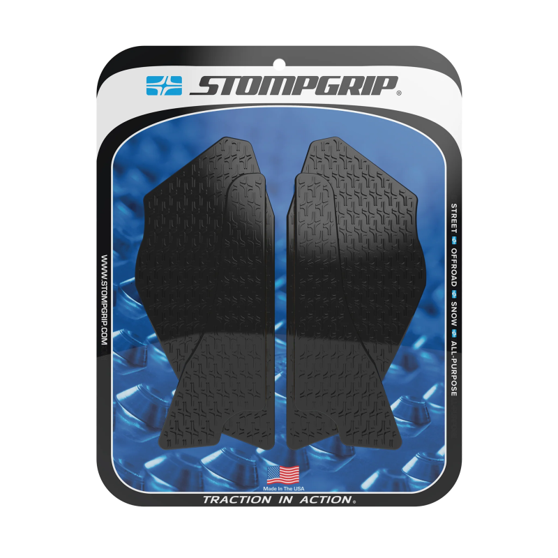 Stompgrip fuel tank Pad black, Icon, Streetbike fuel tank Kit - fuel tank Sides, for Ducati, Multistrada V4 Rally 2022-2025