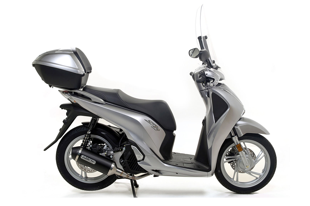 ARROW Exhaust DARK URBAN for Honda SH125i / SH150i from model year 2012-