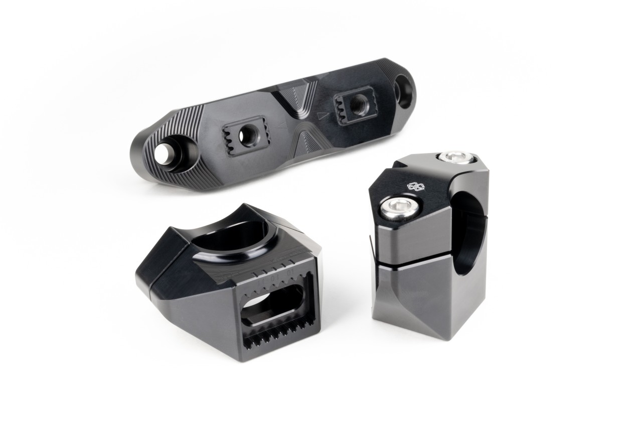 GILLES 2DGT adjustable handlebar clamps black