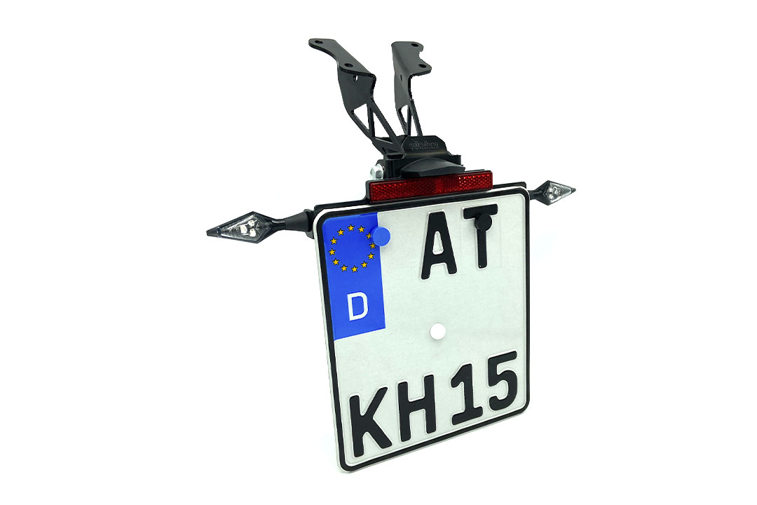 alpha Technik License Plate Holder for Yamaha MT-10 / MT-10 SP from Model Year 2016-, Type RN45 / RN78