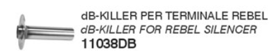 ARROW dB-killer insert, for Rebel Racing exhaust systems