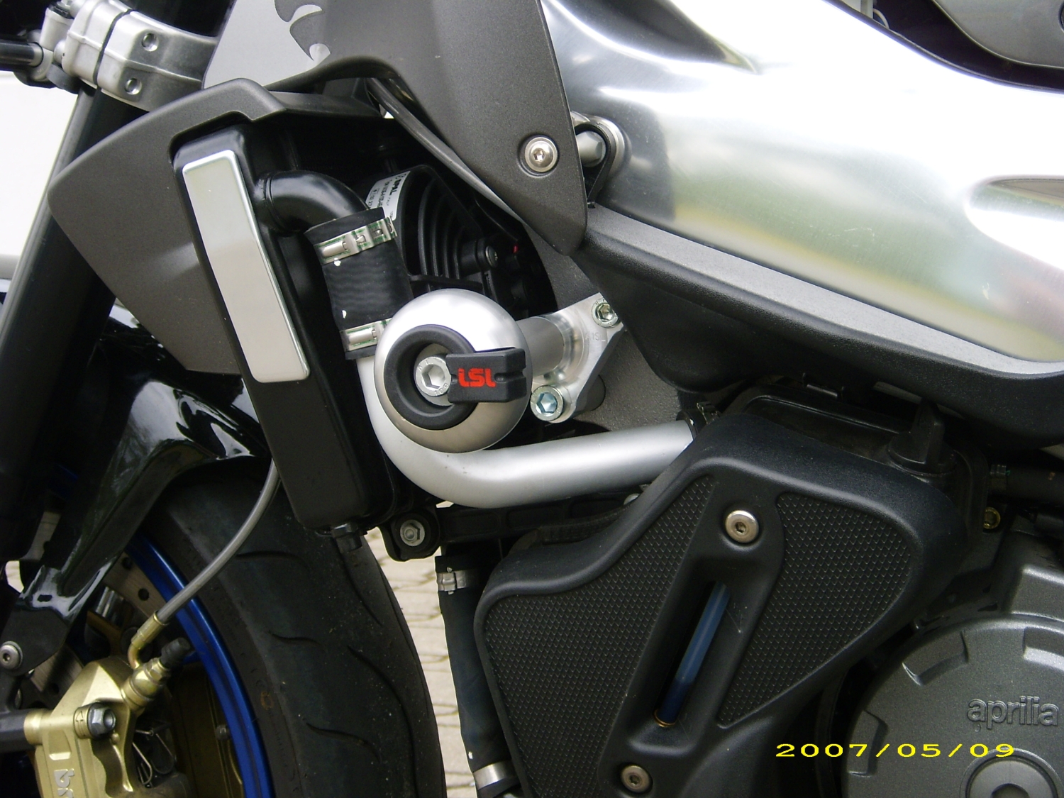 LSL Crash Pad Mounting Kit, for Aprilia RSV 1000/Tuono, 2006-