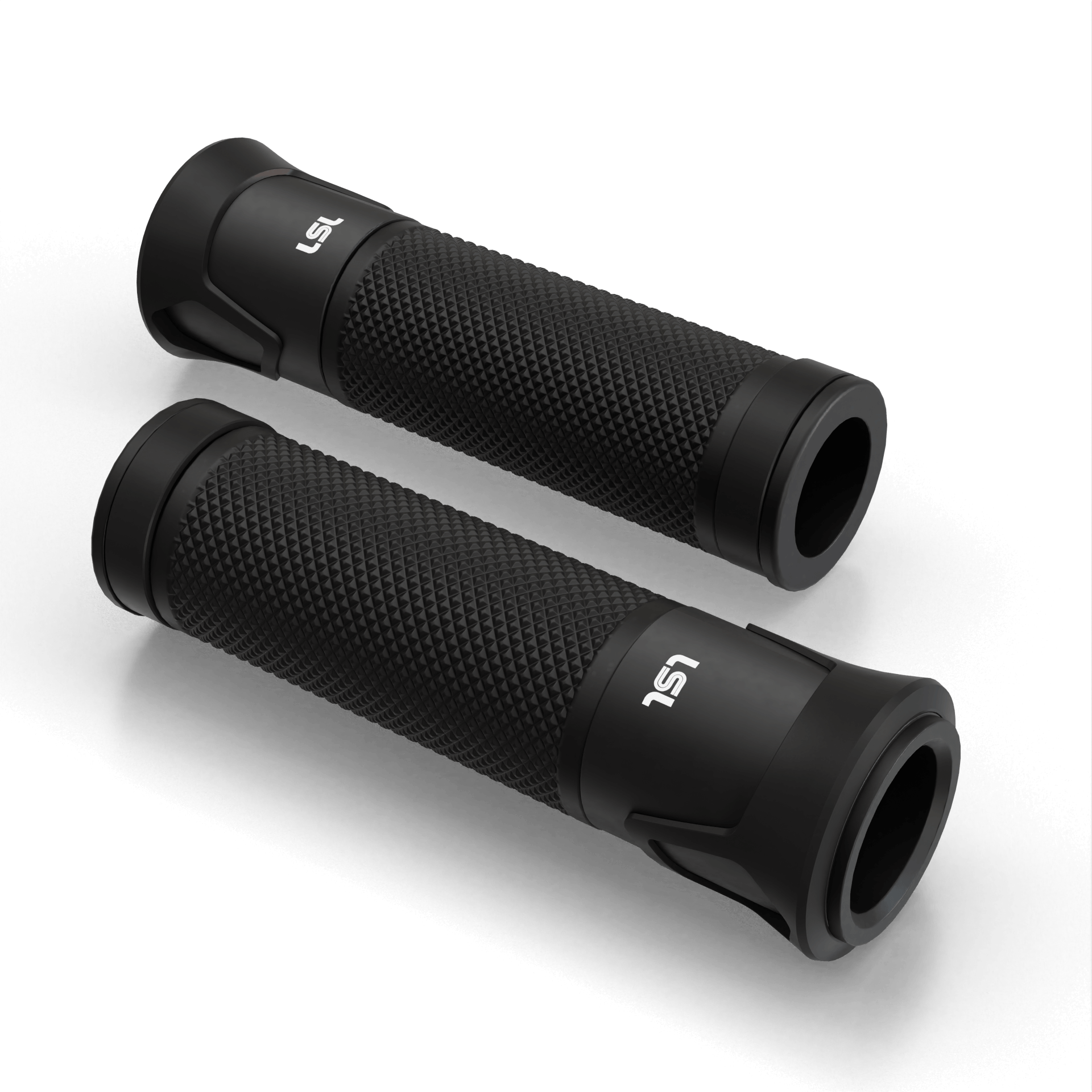 LSL NOVA-RS handlebar Grip Rubber, 7/8 inch (22.2 mm), 132 mm, Black