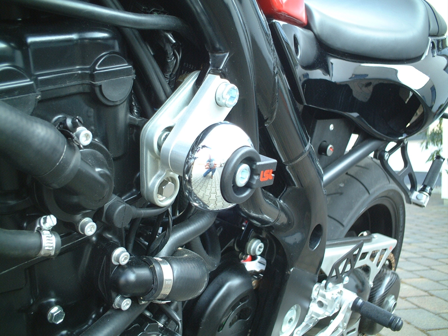 LSL Crash Pad Mounting Kit for Triumph Speed Triple, 1997-2004