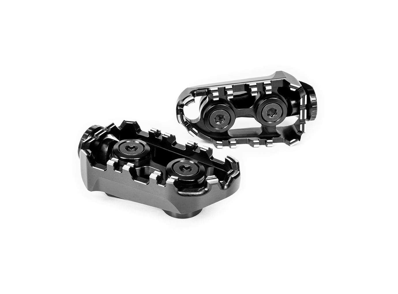Gilles TECH-X Enduro footrest in black for Suzuki V-Strom 1050 (XT) from 2020 onwards