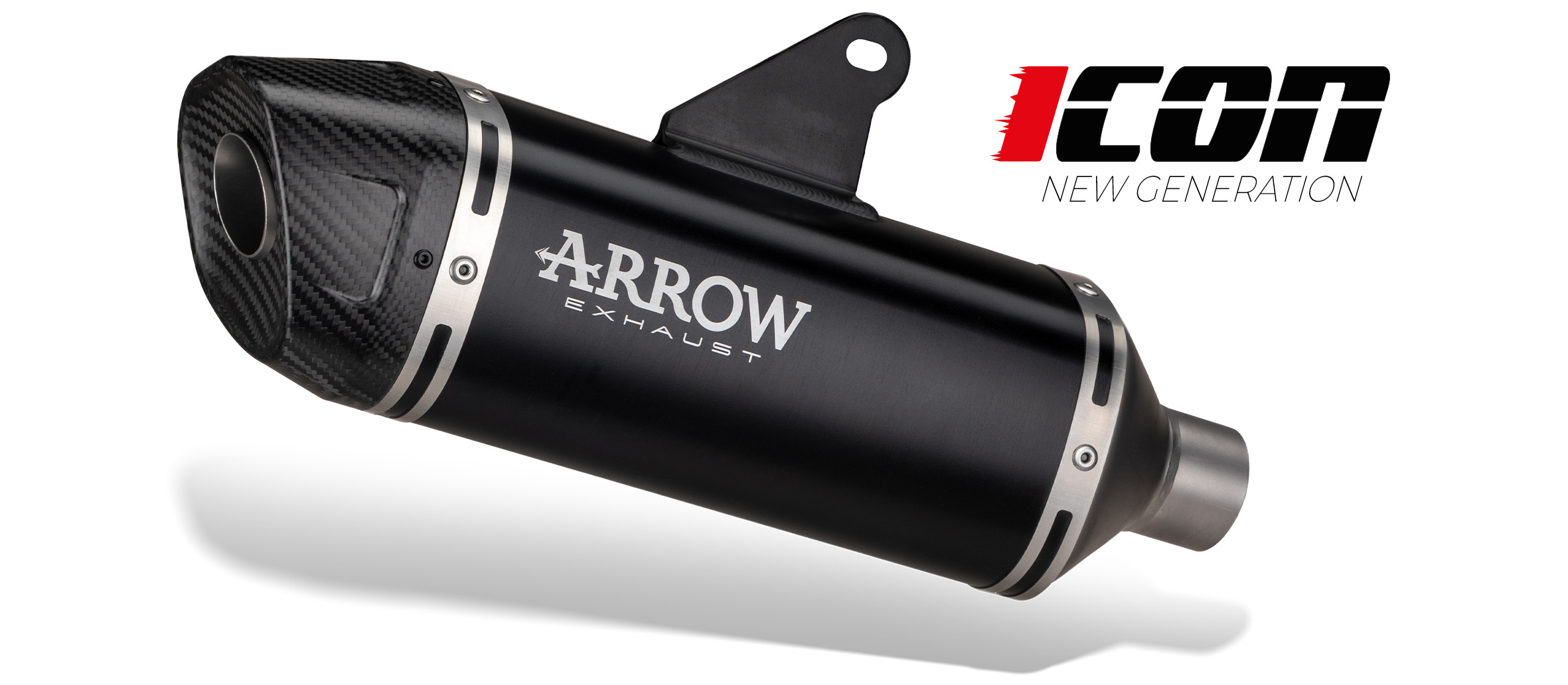 ARROW DARK Icon Exhaust for Yamaha YZF R3, 2025-