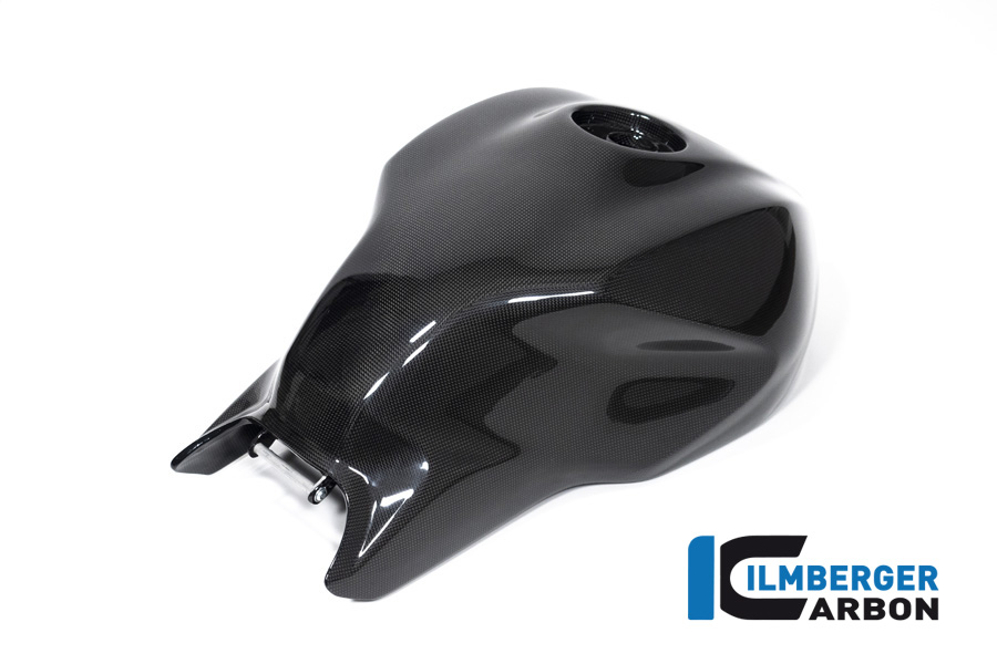 Ilmberger Carbon fuel tank, gloss finish, Ducati Monster 1200, 1200S 2017-