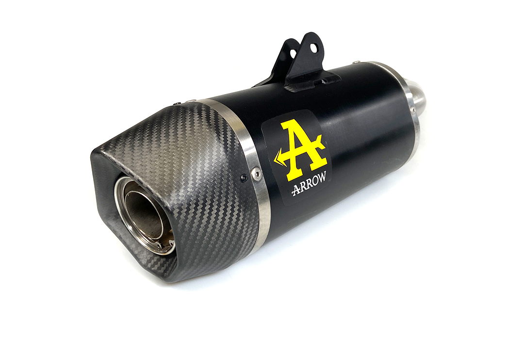 ARROW INDY RACE DARK Exhaust for KTM 125 Duke and KTM 390 Duke from model year 2021-