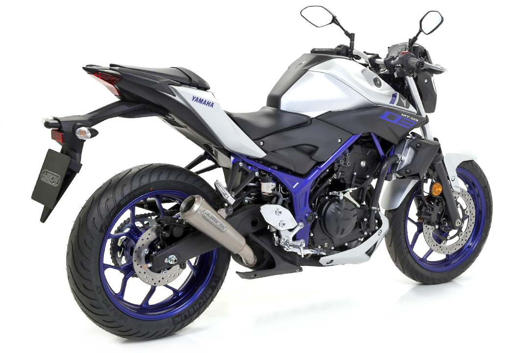 ARROW PRO RACE for Yamaha MT-03 from model year 2016- / YZF-R3 from model year 2015- / YZF-R25 model year 2015-2016