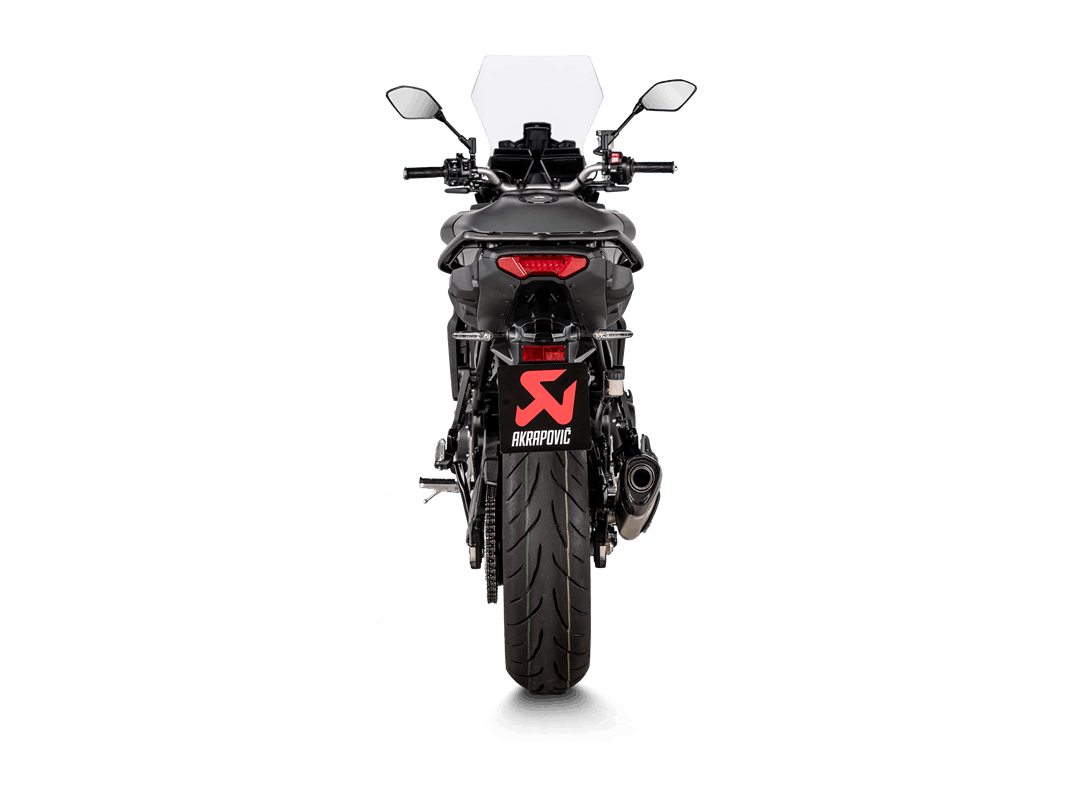 Akrapovic Racing Line (Titanium) exhaust system for Yamaha Tracer 9, GT, GT+ from model year 2021-2024