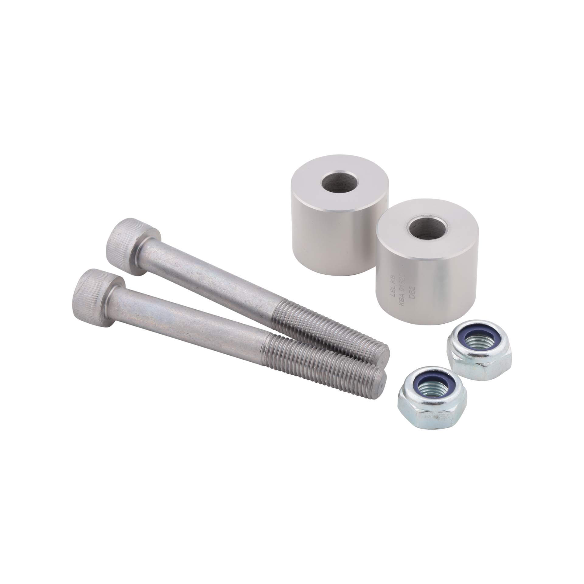 LSL Handlebar Clamp Riser 25 mm, Screw Length 85 mm, Silver