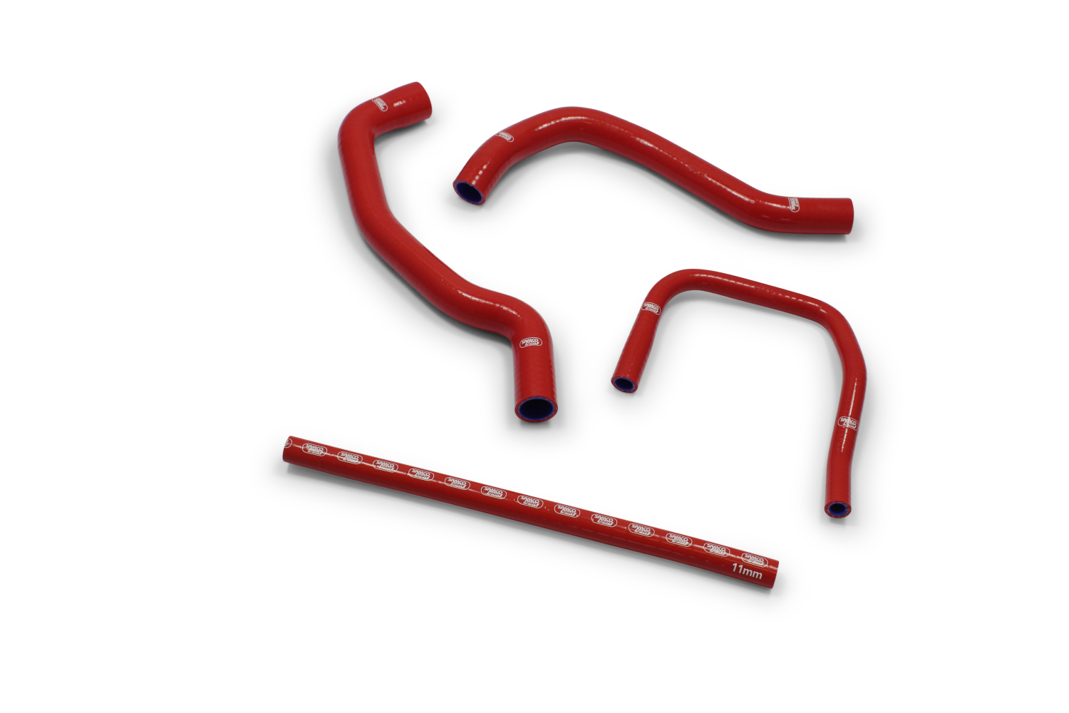 SAMCO SPORT Silicone Hose Kit Red for Yamaha YZF750R California Model Only, Model Year 1995-1998