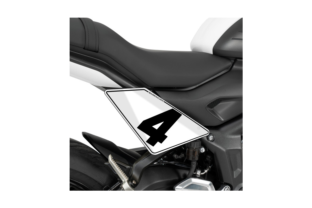 Barracuda Racing Number Plate Triumph Trident 660 from Model Year 2021-