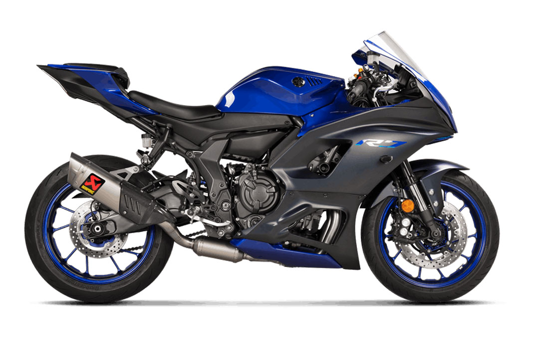 Akrapovic Racing Line (Titanium) exhaust system for Yamaha R7 from model year 2021-