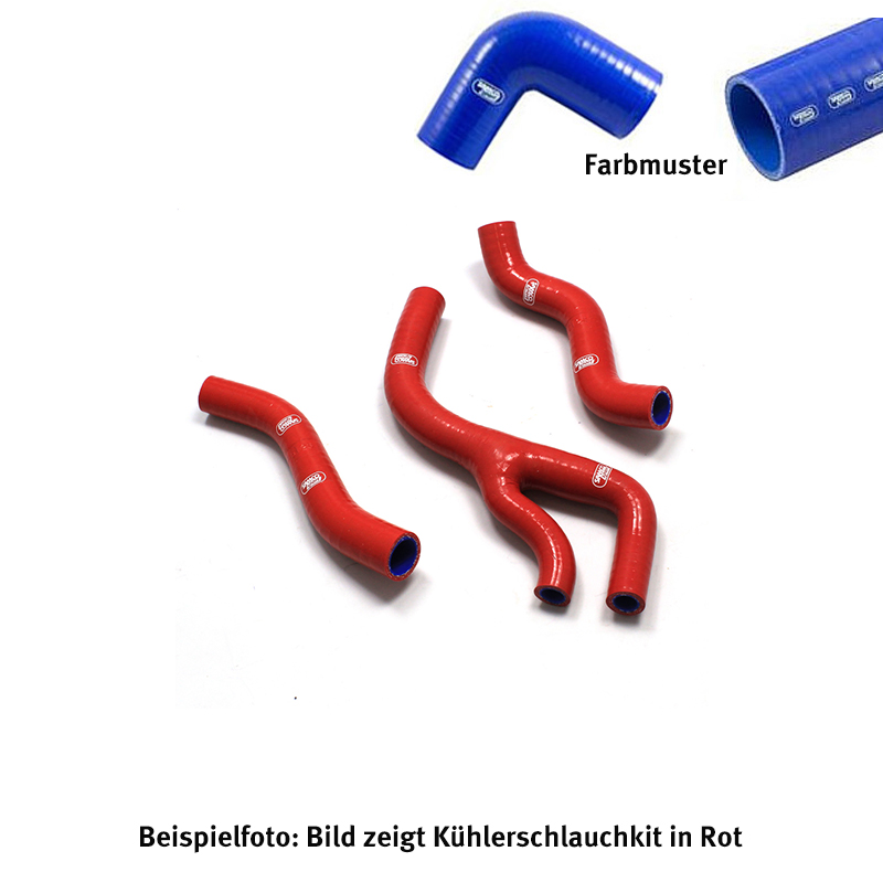 SAMCO SPORT Silicone Hose Kit Blue for Honda CR125R Model Year 1998-1999
