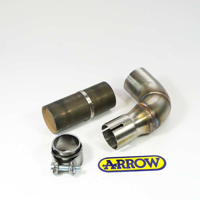 ARROW Mid-pipe for Aprilia RS4 2017-, with catalyst