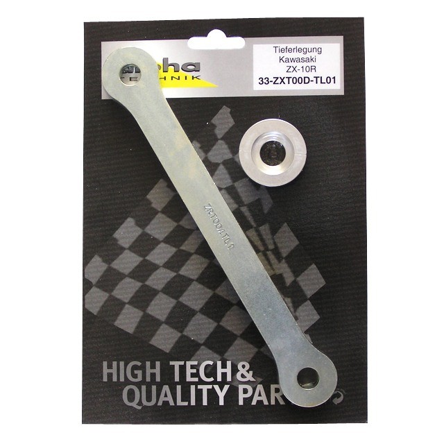 alpha Technik Lowering Kit 30mm for Kawasaki ZX10R; Type ZXT00D; Model Year 2006-