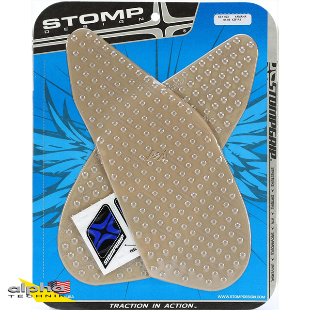 Stompgrip Clear Volcano, for Yamaha YZF-R1, 2004-06