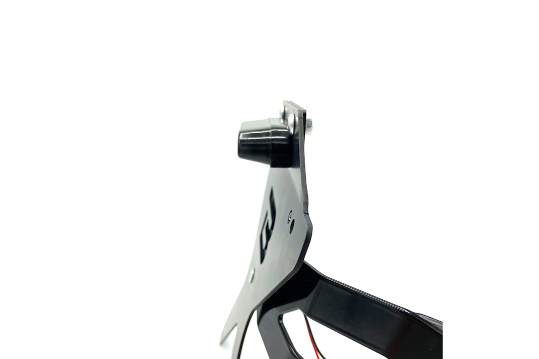 LED Number Plate Light "Zest" made of Black Aluminium with E-Mark