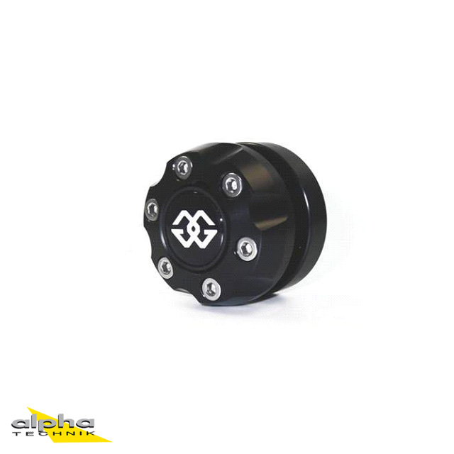 Gilles axle protector fronte, Kawasaki ZX7R black