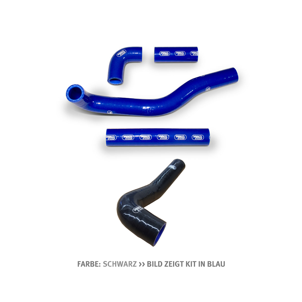 SAMCO SPORT Black Silicone Hose Kit for Kawasaki KX500 Model Year 1983-2004