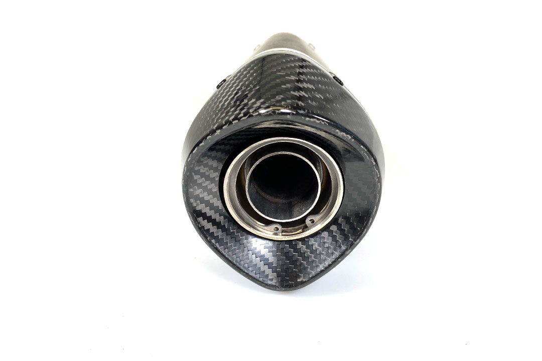ARROW DARK THUNDER Exhaust for Yamaha MT09 / Tracer 900 2013-, Black Aluminium (Only with ARROW Headers)