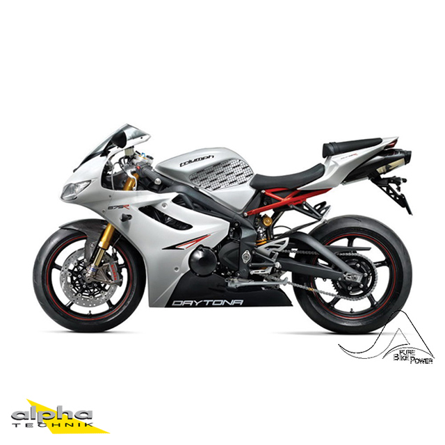 Stompgrip clear, Volcano, for Triumph Daytona/Street Triple(R)