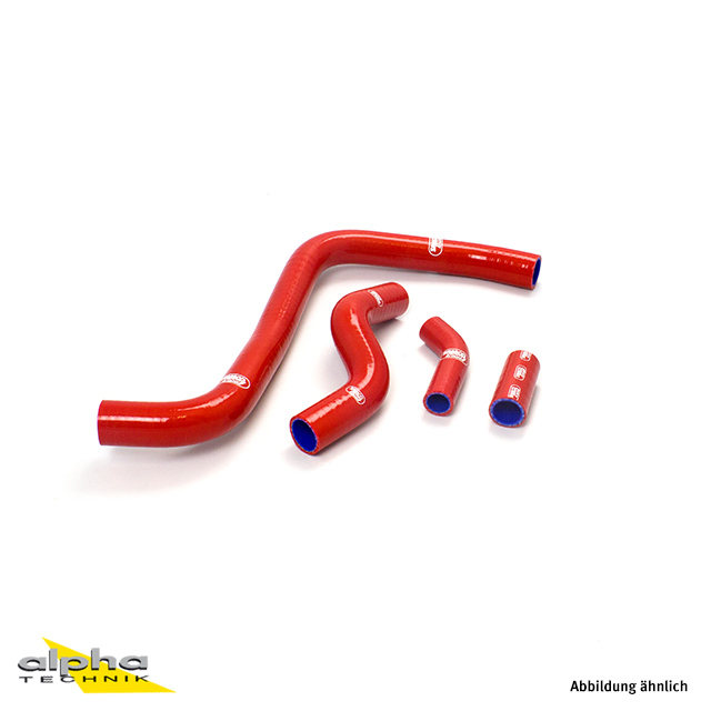 SAMCO SPORT Silicone Hose Kit Red for Honda VFR750F VFR700F 2 Model Year 1986-1989