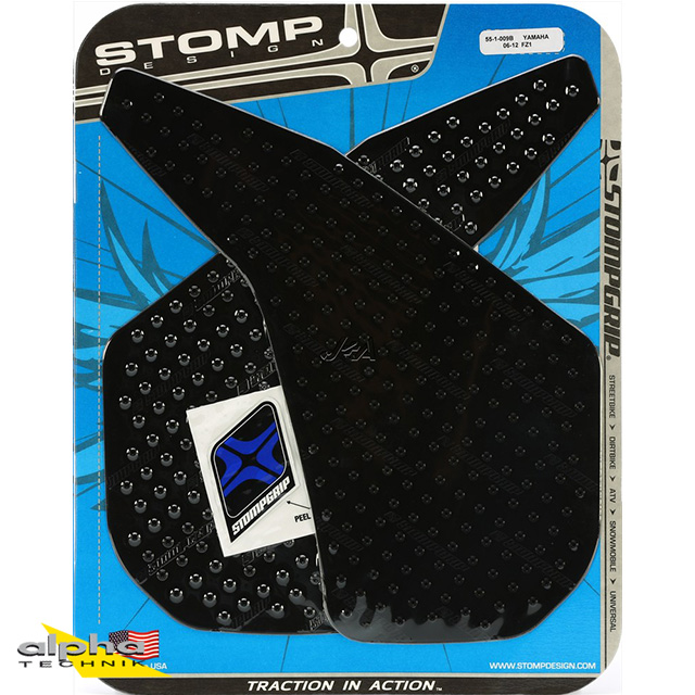Stompgrip black, Volcano, for Yamaha FZ1, 2006-2015